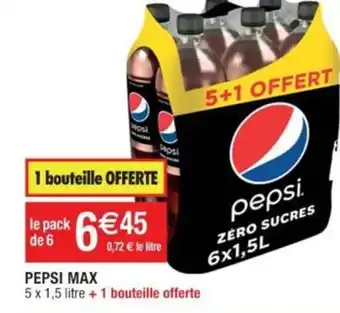 Cora x Carrefour PEPSI MAX offre