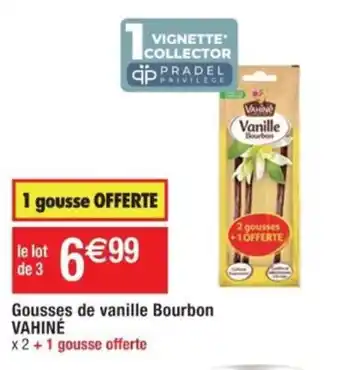 Cora x Carrefour Gousses de vanille Bourbon VAHINÉ offre