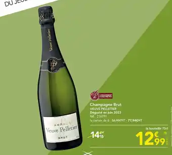 Champagne Brut VEUVE PELLETIER