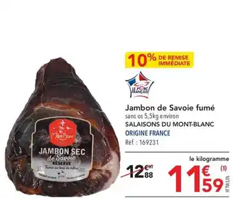 METRO Jambon de Savoie fumé offre