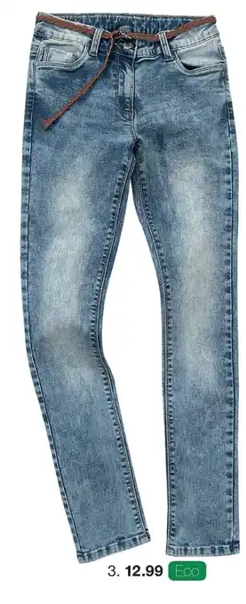 Zeeman Jean enfant avec ceinture offre