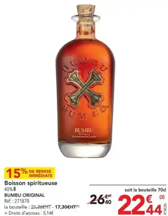 METRO Boisson spiritueuse offre