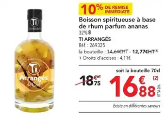 METRO Boisson spiritueuse à base de rhum parfum ananas 32% $ offre