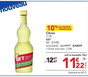 METRO Citron offre