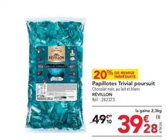 METRO Papillotes Trivial poursuit Chocolat noir, au lait et blanc offre