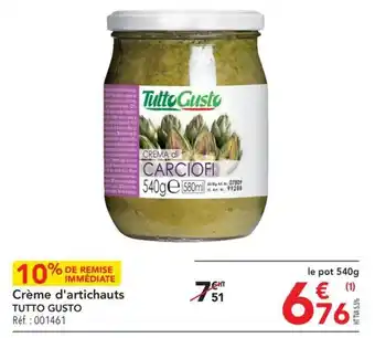 METRO Crème d'artichauts TUTTO GUSTO offre