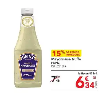 METRO Mayonnaise truffe HEINZ offre