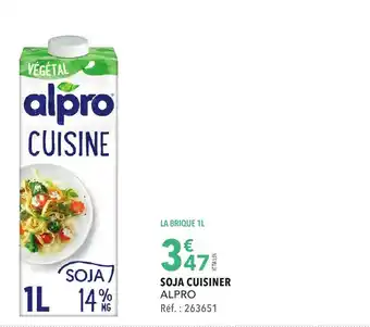 METRO SOJA CUISINER ALPRO offre