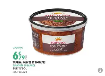 METRO TAPENA® OLIVES ET TOMATES ÉLABORÉE EN FRANCE offre