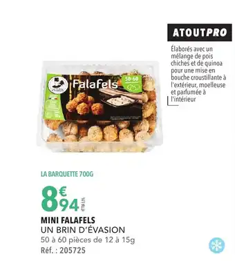METRO MINI FALAFELS UN BRIN D'ÉVASION offre