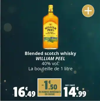 Coccinelle Supermarché Blended scotch whisky WILLIAM PEEL offre