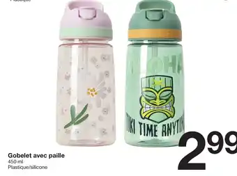 Zeeman Gobelet avec paille offre