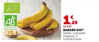 U Express Banane bio offre