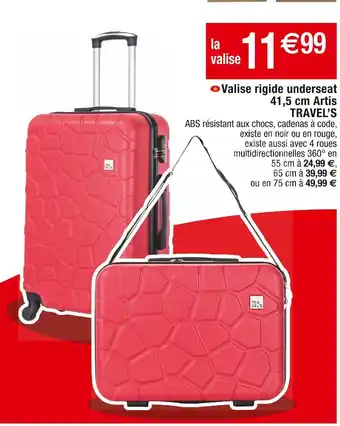 Travelâs valise rigide underseat 41,5 cm artis