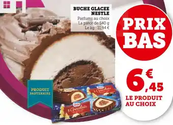 U Express Nestle buche glacee offre