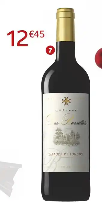 Jardiland Château des baraillots aop lalande-de-pomerol 2021 offre