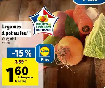 Lidl Légumes à pot au feu offre