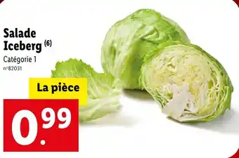 Lidl Salade iceberg offre