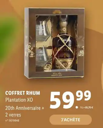 Lidl Coffret rhum offre