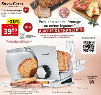 Silver crest trancheuse électrique