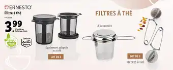 Lidl Ernesto filtre à thé offre