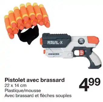 Pistolet avec brassard