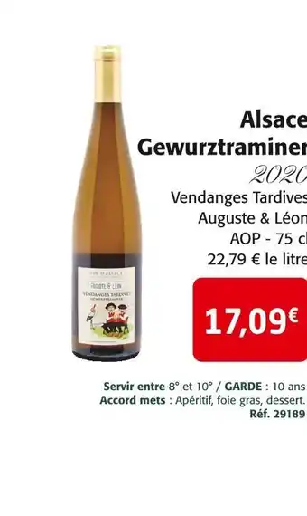 Colruyt Alsace gewurztraminer offre