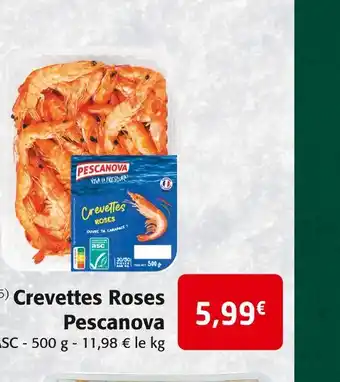 Colruyt Pescanova crevettes roses offre