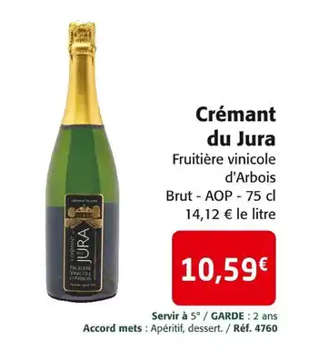 Colruyt Crémant du jura offre