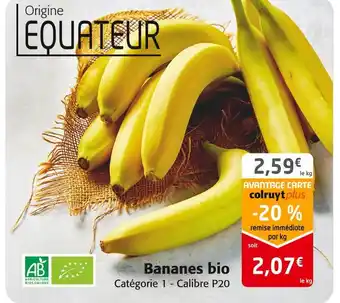 Colruyt Bananes bio offre