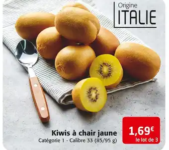 Colruyt Kiwis à chair jaune offre