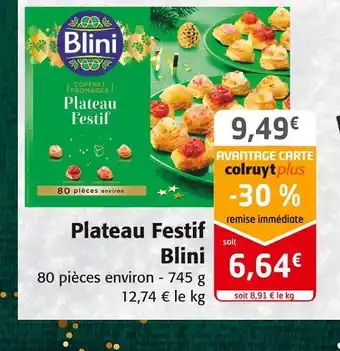 Colruyt Blini plateau festif offre