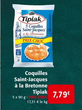 Colruyt Tipiak coquilles saint-jacques à la bretonne offre