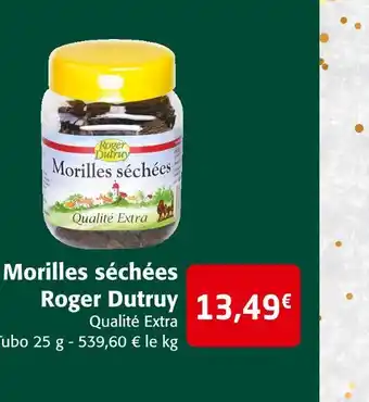 Roger dutruy morilles séchées