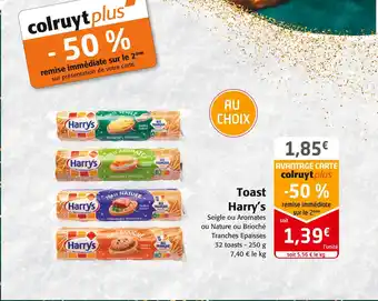 Colruyt Harry’s toast offre
