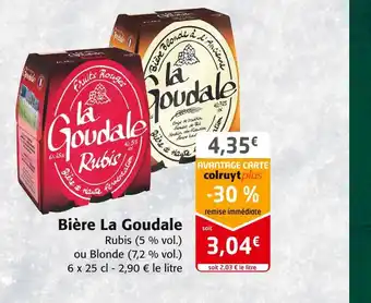 Colruyt La goudale bière offre