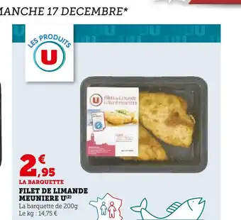 U Express U filet de limande meuniere offre