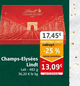 Colruyt Lindt champs-elysées offre