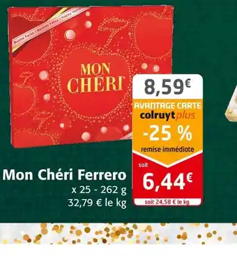 Colruyt Ferrero mon chéri offre