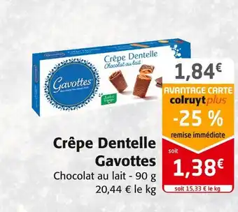 Gavottes crĂȘpe dentelle
