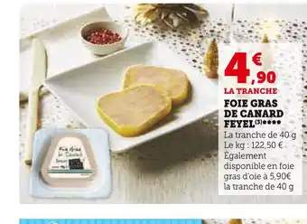 U Express Feyel foie gras de canard offre
