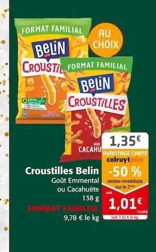 Colruyt Belin croustilles offre