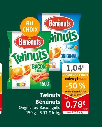 Colruyt Bénénuts twinuts offre