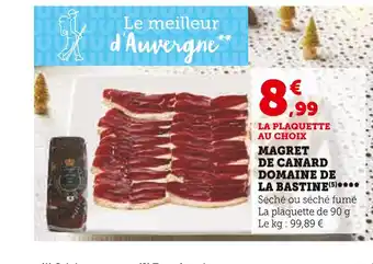 U Express Domaine de la bastine magret de canard offre