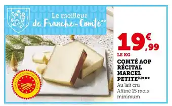 U Express Marcel petite comté aop récital offre