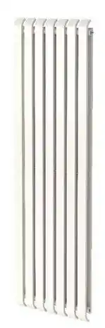 Brico Dépôt Double radiateur "Wilsona" vertical blanc 540x1800 mm offre