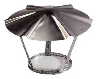 Brico Dépôt Chapeau en inox - Ø 150/180 mm offre