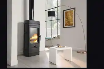 Brico Dépôt Poêle à bois "Balham" 12 KW offre