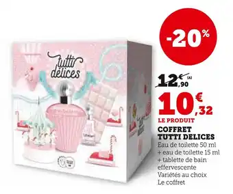 Super U Tutti delices coffret offre