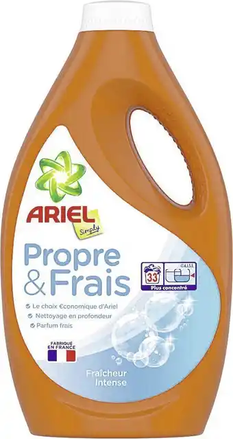 Casino Supermarchés Ariel Lessive liquide fraîcheur intense Simply offre